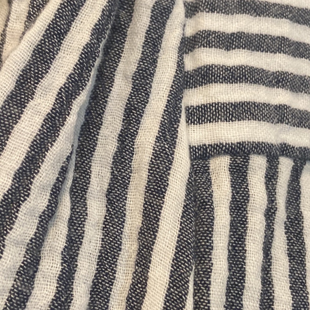 Universal Thread Navy White Vertical Stripes Long… - image 4